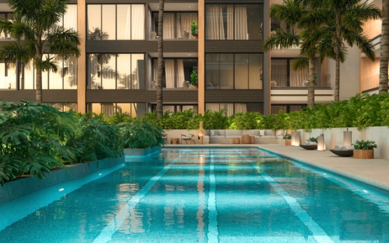 Luxury condominium with more than 50 amenities, luxury finishes, cinema, spa, spinning, dog park, pool and jacuzzi for adults, and more, pre