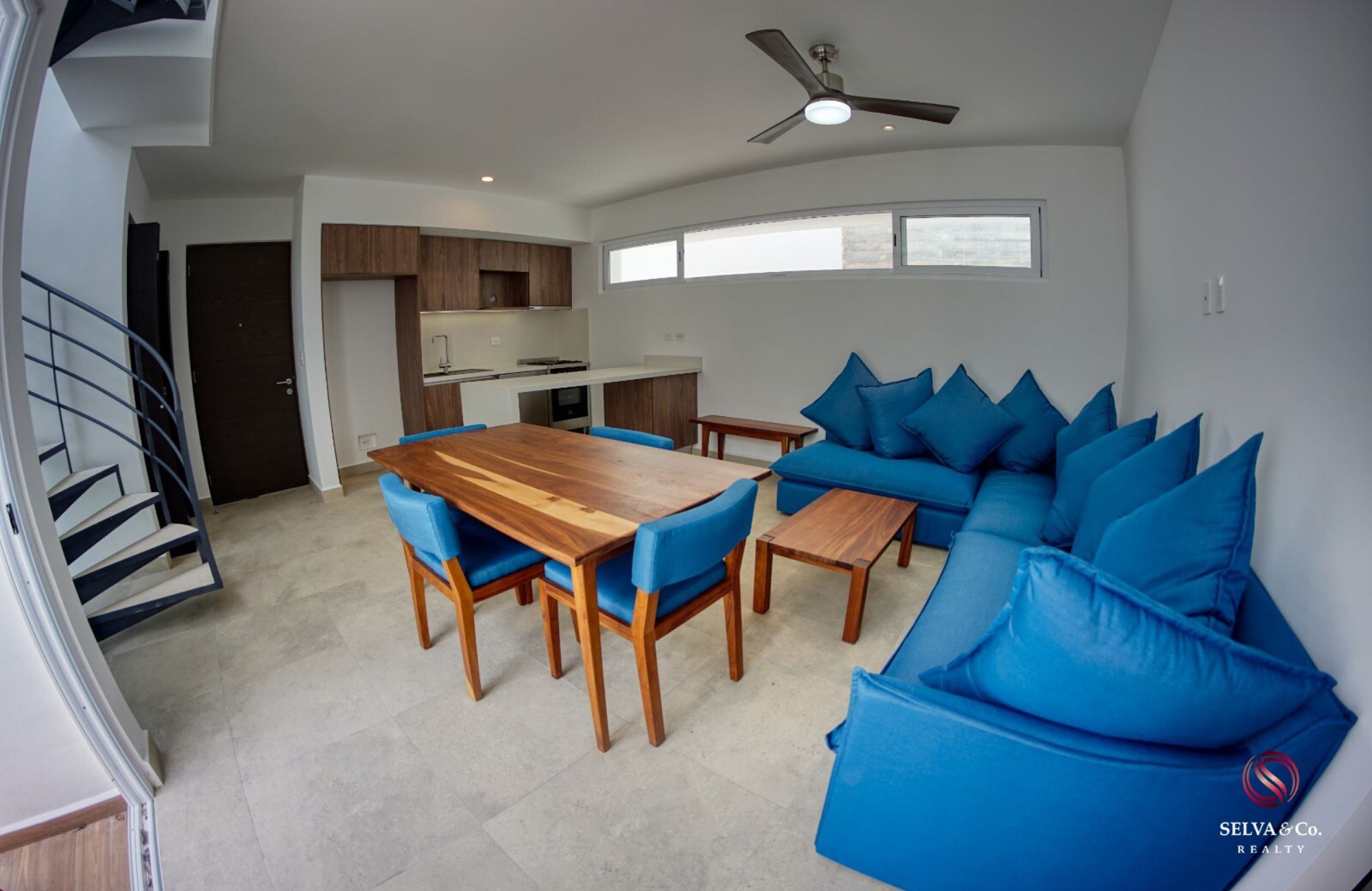 Penthouse with exclusive pool for adults on the rooftop, family pool on the ground floor, gym, co-working, spa, in pre-construction for sale