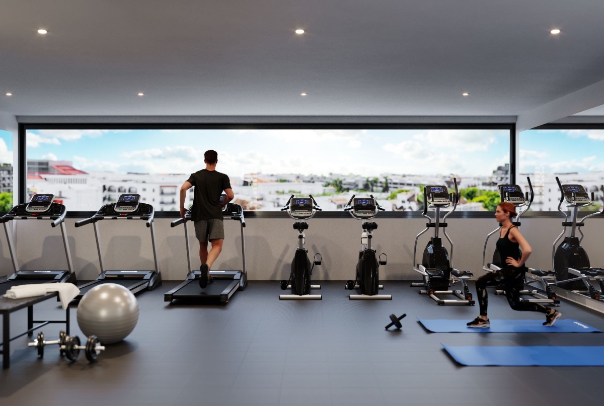 Apartment with Terrace and Private Garden, for Sale, Playacar, Playa del Carmen