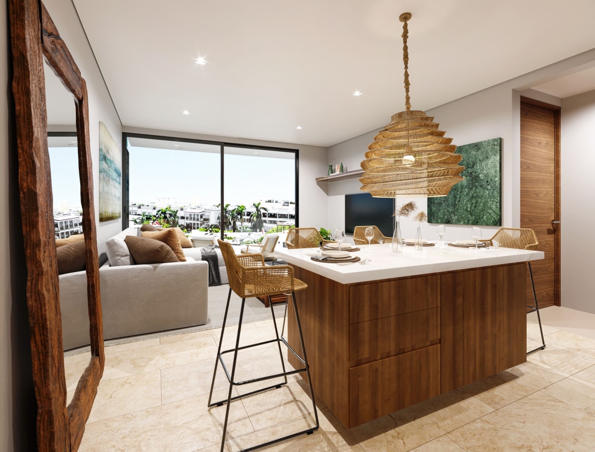 Apartment with Terrace and Private Garden, for Sale, Playacar, Playa del Carmen