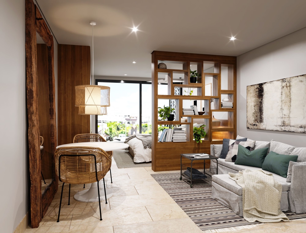 Apartment with Terrace and Private Garden, for Sale, Playacar, Playa del Carmen