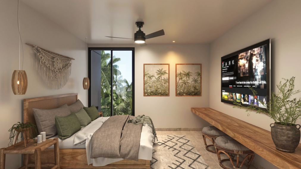 Condo with terrace, pool, service room, pre-sale, North Zone, M&eacute;rida.