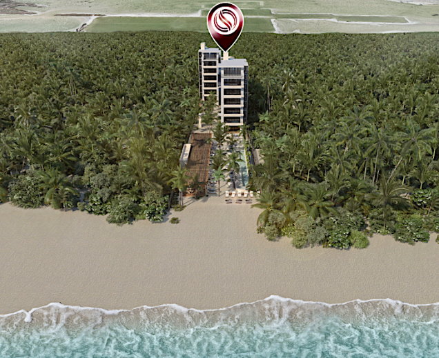 Penthouse con alberca privada, beach bar, en venta, San Benito, Yucat&aacute;n