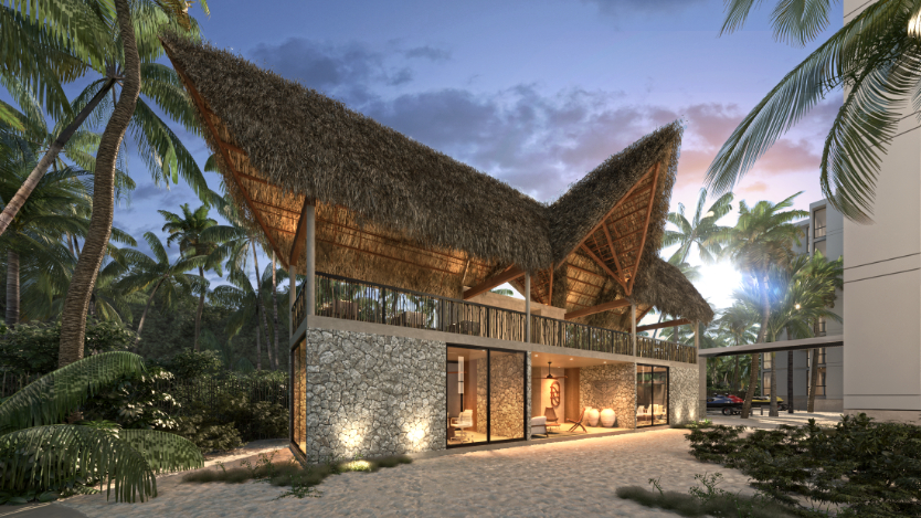 Penthouse con alberca privada, beach bar, en venta, San Benito, Yucat&aacute;n