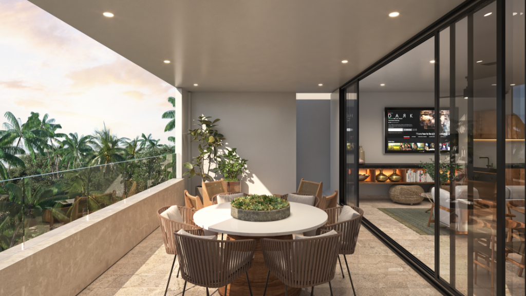 Penthouse con alberca privada, beach bar, en venta, San Benito, Yucat&aacute;n