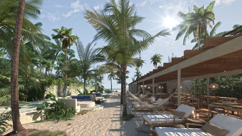 Penthouse con alberca privada, beach bar, en venta, San Benito, Yucat&aacute;n