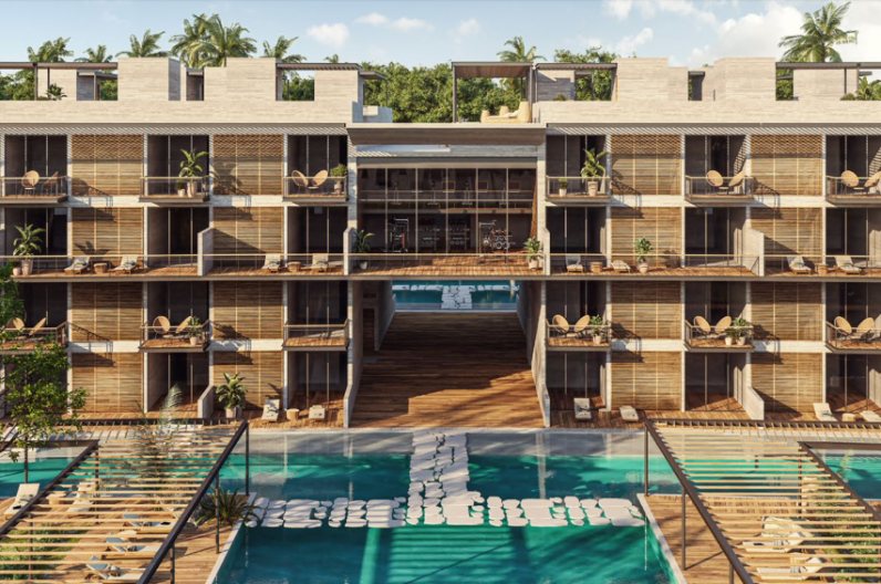 Condo with jacuzzi, ocean view amenities, for sale Downtown, Playa del Carmen