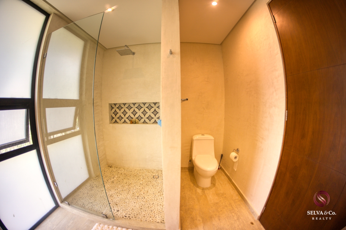 Departamento con alberca privada y terraza envolvente 180 grados, bioarquitectura, alberca salina, coworking, jardin zen, paneles solares,