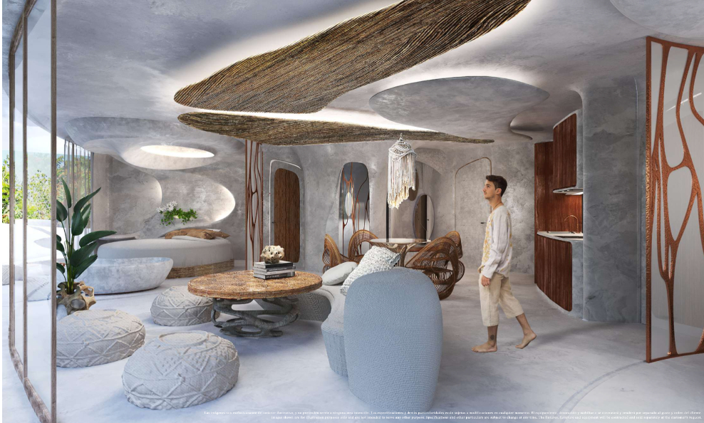 Penthouse with private terrace for sale, beach club, natural pools, Tankah Tulum