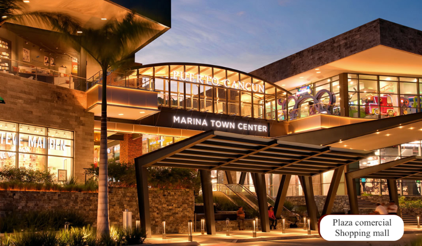 Departamento con terraza privada y marina privada, Puerto Canc&uacute;n, Canc&uacute;n