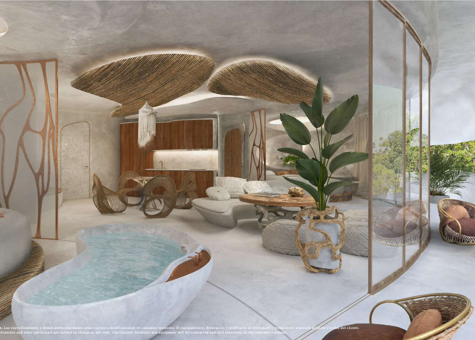 Penthouse near the sea, lock off system, sky pool, coworking, pre-construction, for sale Tankah, Tulum.