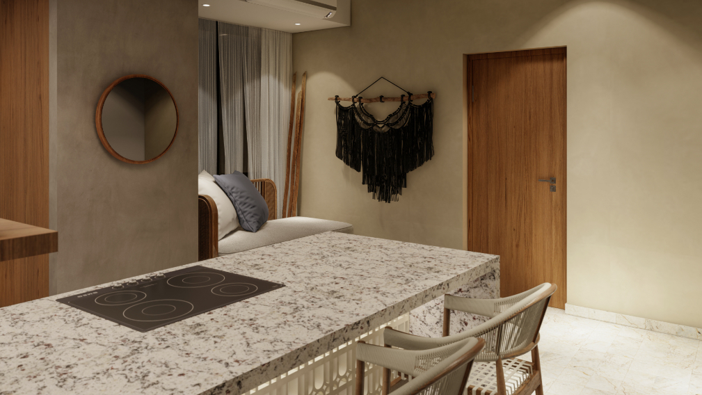 Luxury studio surrounded by green areas for sale in Tulum