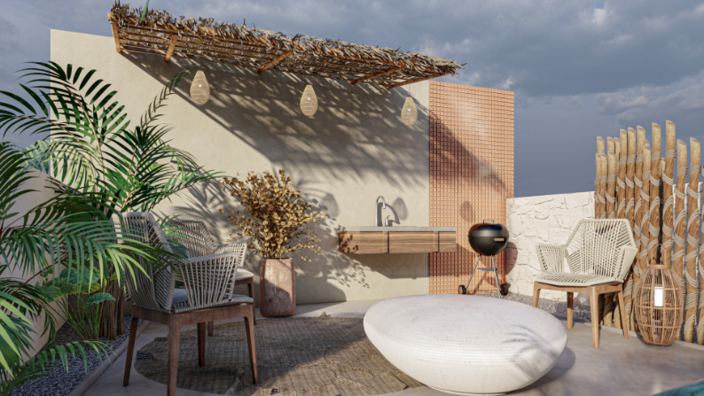 Luxury studio surrounded by green areas for sale in Tulum