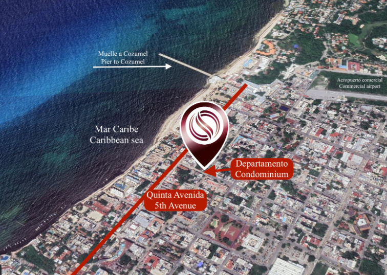 Condo for Sale 750 Meters from the Beach, Pool, Centro, Playa del Carmen