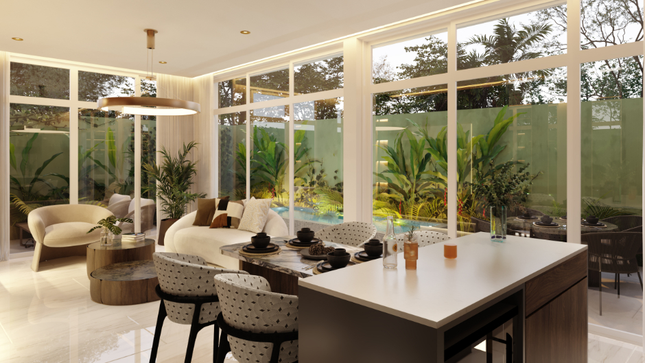 Apartment with terrace and private pool for sale, Temozon Norte, M&eacute;rida