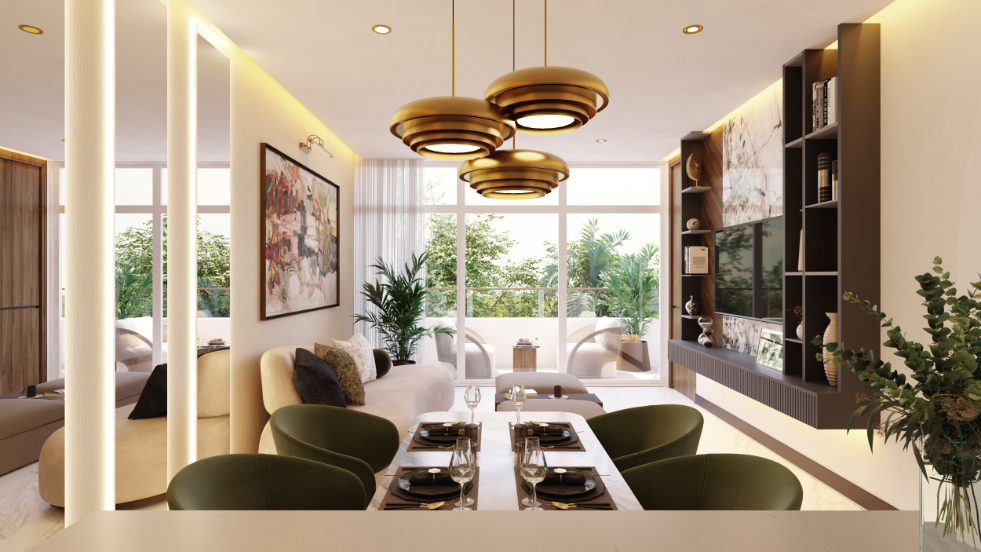 Apartment with terrace and private pool for sale, Temozon Norte, M&eacute;rida