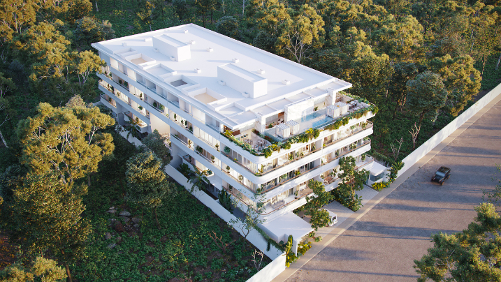 Ocean view apartment with beach club,  bocce ball , for sale Chicxulub Puerto, Merida