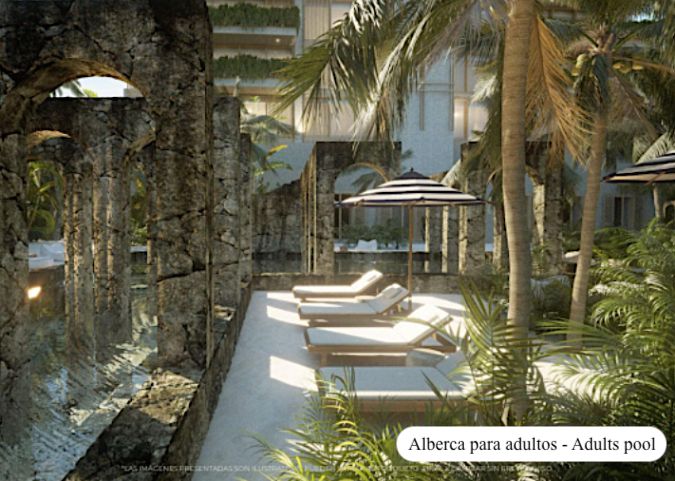 Land in Corasol, with beach club, golf course, club house, parks, orchard, concierge, spa, pet park, and more amenities for sale Playa del C