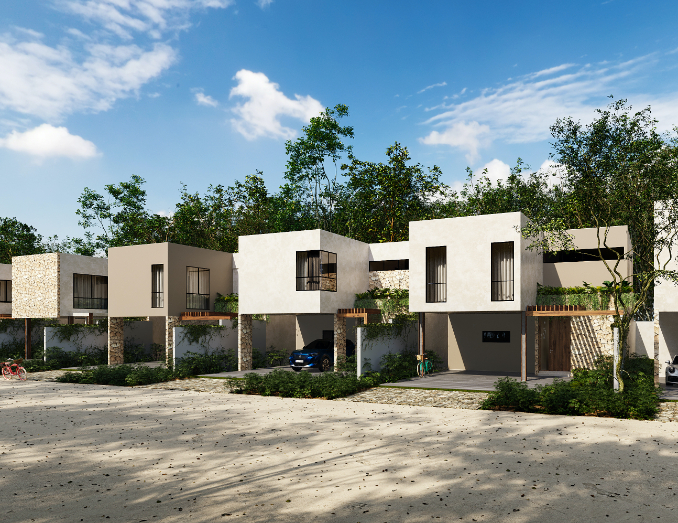 Outdoor lifestyle, 2 terraces, private pool, luxury finishes, private bedroom, pre-construction for sale Aldea Zama, Tulum.