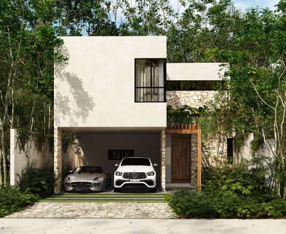 Outdoor lifestyle, 2 terraces, private pool, luxury finishes, private bedroom, pre-construction for sale Aldea Zama, Tulum.