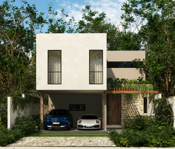 Outdoor lifestyle, 2 terraces, private pool, luxury finishes, private bedroom, pre-construction for sale Aldea Zama, Tulum.