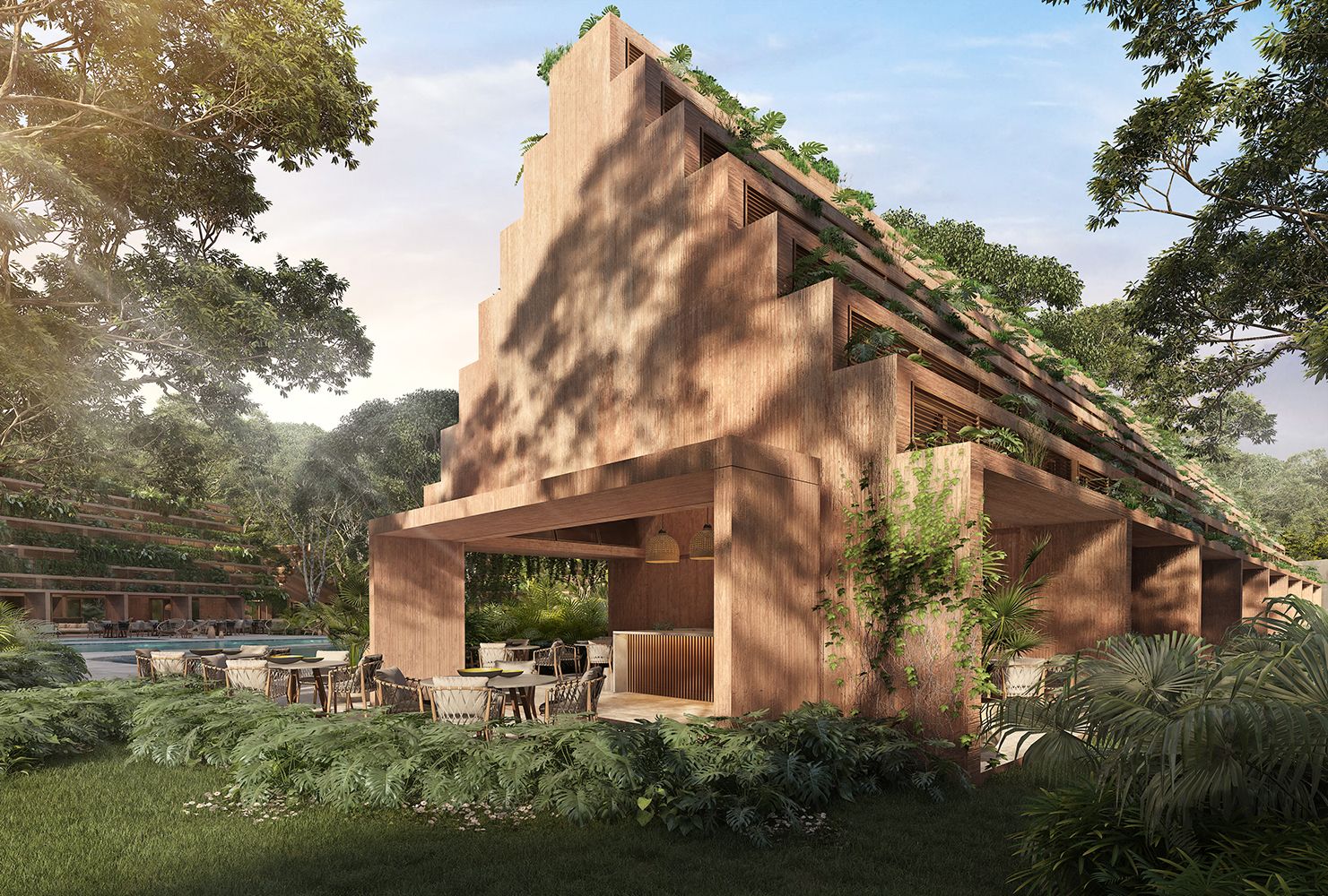 Outdoor lifestyle, 2 terraces, private pool, luxury finishes, private bedroom, pre-construction for sale Aldea Zama, Tulum.