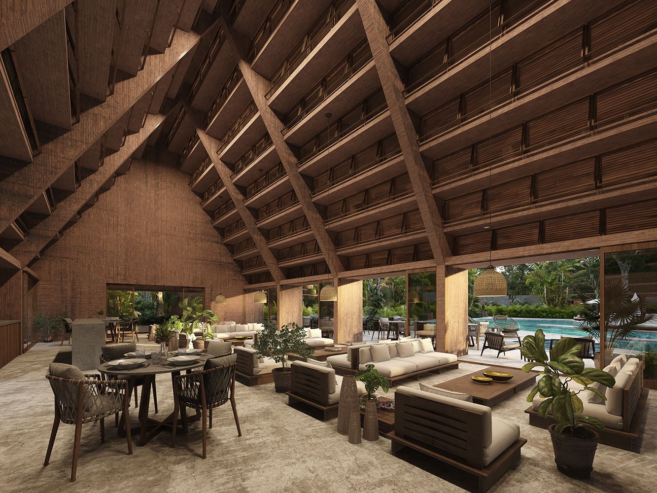 Outdoor lifestyle, 2 terraces, private pool, luxury finishes, private bedroom, pre-construction for sale Aldea Zama, Tulum.