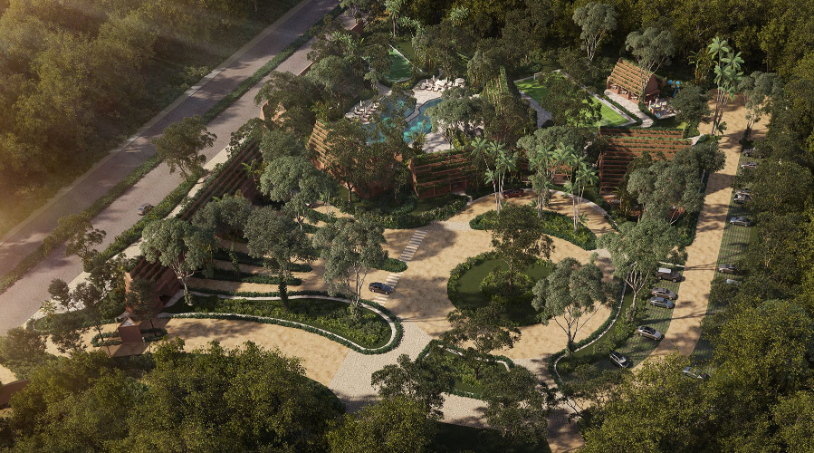 Outdoor lifestyle, 2 terraces, private pool, luxury finishes, private bedroom, pre-construction for sale Aldea Zama, Tulum.