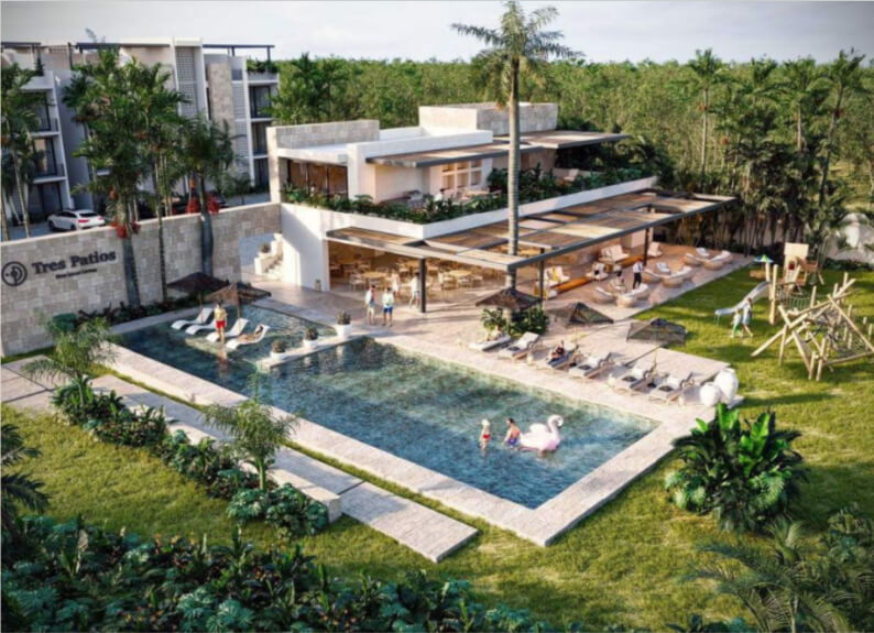 Penthouse con jacuzzi, coworking, en venta, Playa del Carmen.&nbsp;