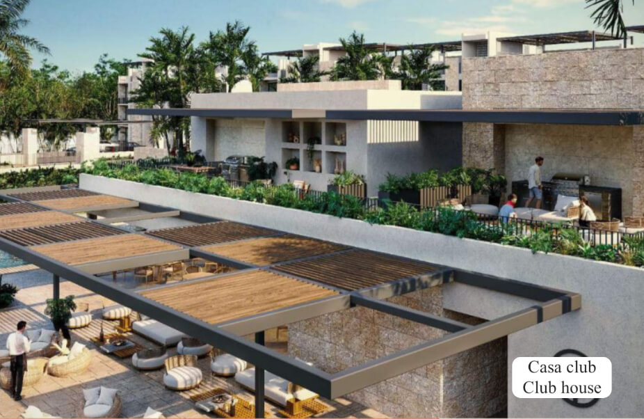 Penthouse con jacuzzi, coworking, en venta, Playa del Carmen.&nbsp;