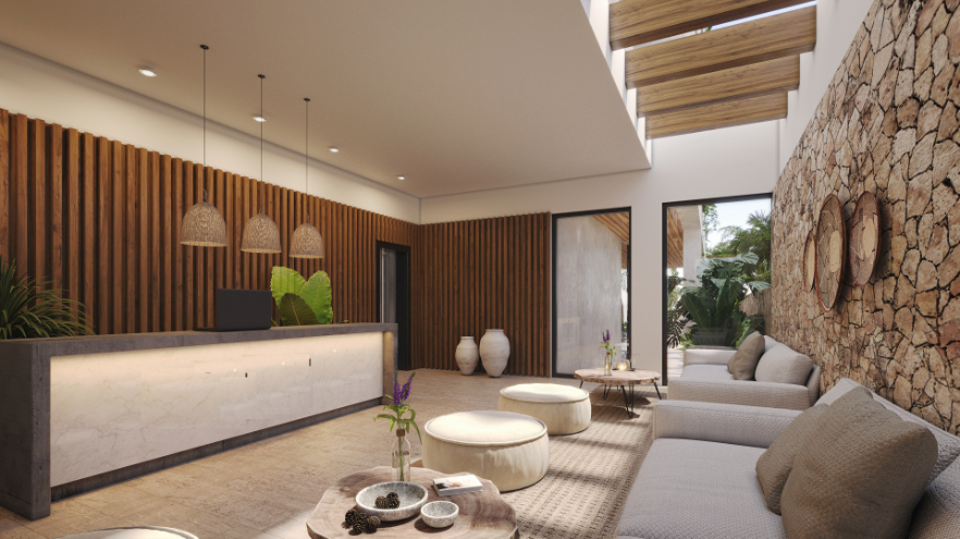 Penthouse facing the sea, 3 jacuzzis, lock off system, private beach, gym, pet area, and more pre-construction, Puerto Morelos for sale