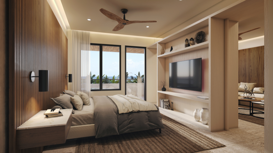 Penthouse facing the sea, 3 jacuzzis, lock off system, private beach, gym, pet area, and more pre-construction, Puerto Morelos for sale