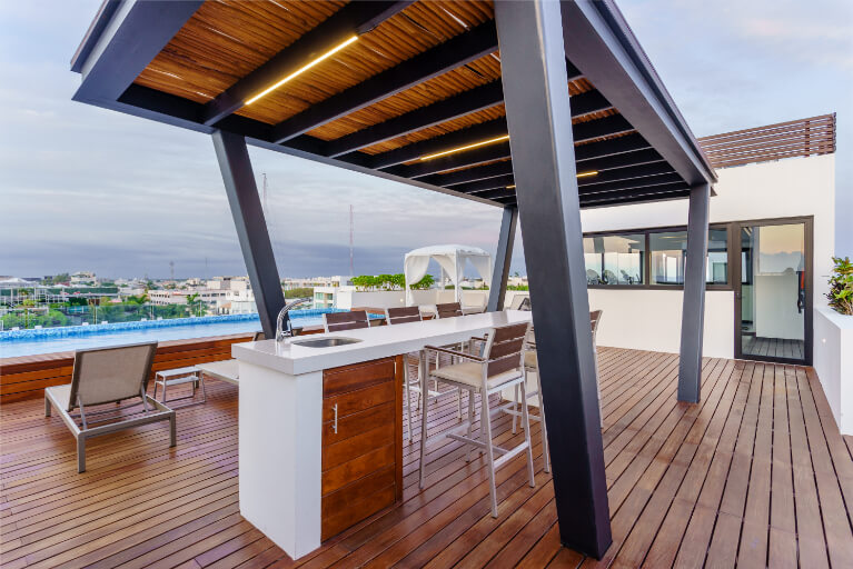 Apartment with Terrace for Sale, Quinta Avenida, Playa del Carmen