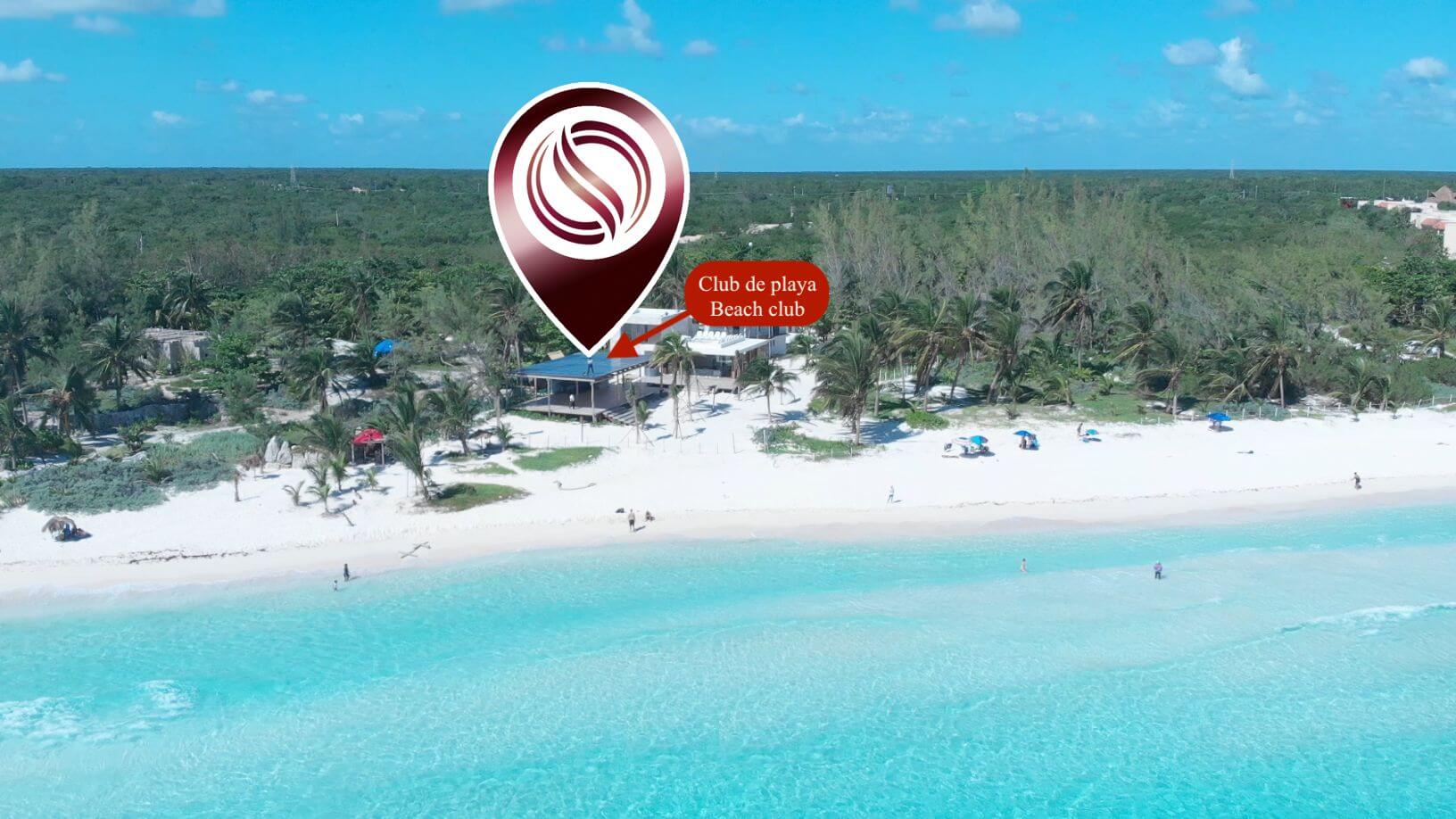 Land Gated community , beach access, clubhouse with amenities, bike path to the beach courts, lot for sale Tulum