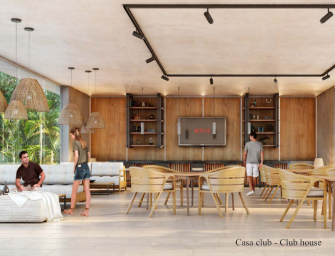 Residential land in gated community with amenities for sale inside Aldea Zama Tulum