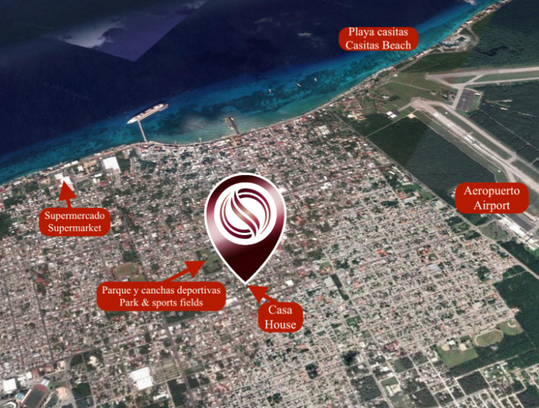 Corner house with garden and private terrace, 12 minutes from the beach, Avenue 11th, for sale. Cozumel.