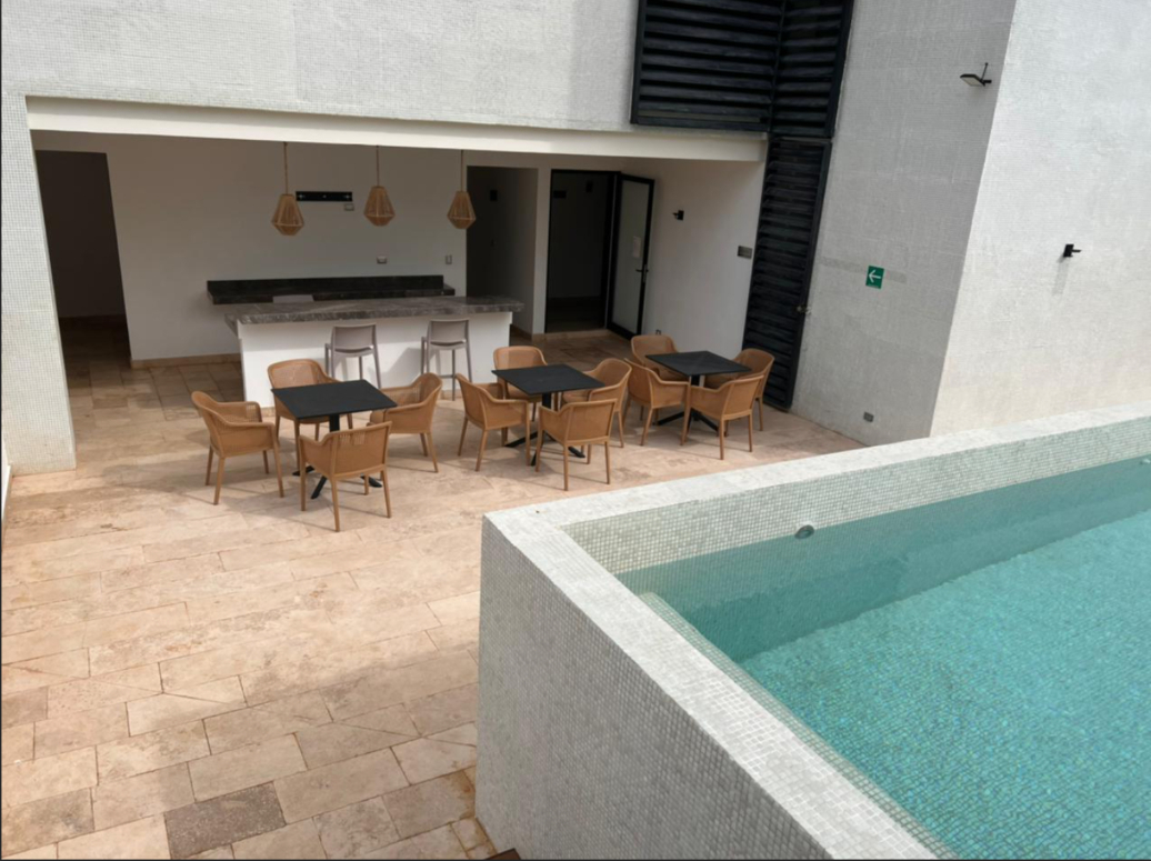 Departamento con terraza, en venta, M&eacute;xico Norte, M&eacute;rida