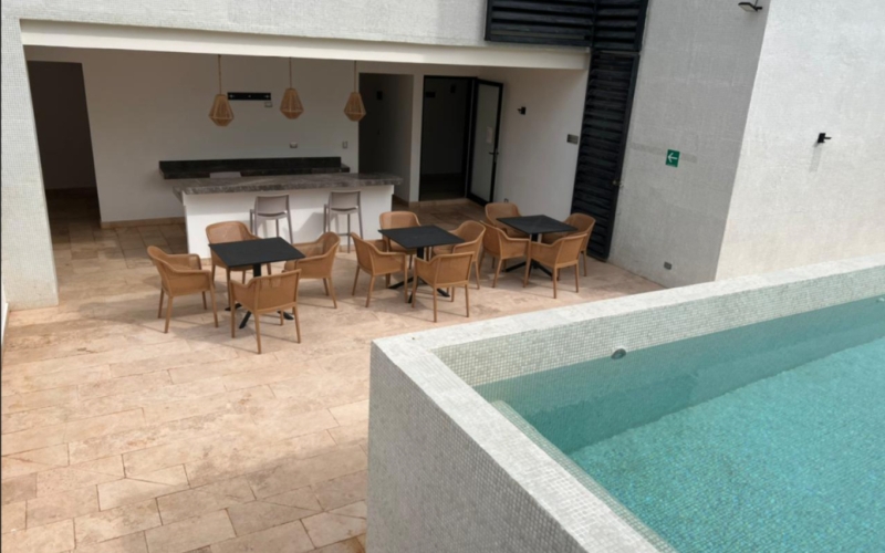 Condo with roof top pool, barbecue area, business center, concierge, Villas La Hacienda for sale, Merida North Zone