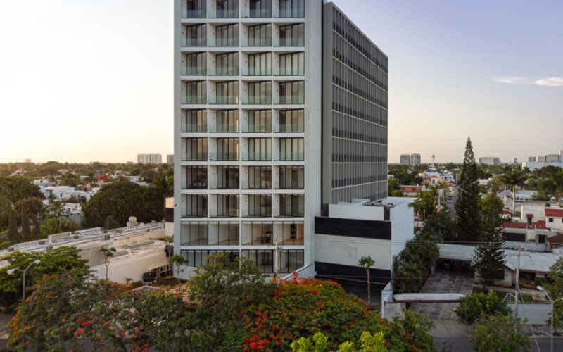 Apartment with rooftop, pool, barbecue area, business center, concierge, Villas La Hacienda for sale, Merida North Zone