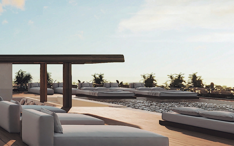 2 bedroom condo, near the sea, lock off system, sky pool, coworking, pre-construction, for sale Tankah, Tulum.