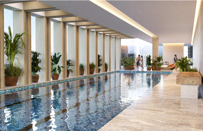 Penthouse with terrace, pool, spa, jacuzzi, gym, playroom, for sale in Polanco.