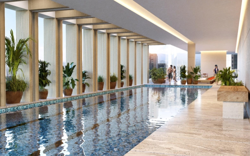 Penthouse con terraza, sala de tv, cuarto de servicio con ba&ntilde;o, alberca, gimnasio, business center, cigar bar, juice bar y mas, en preconstr