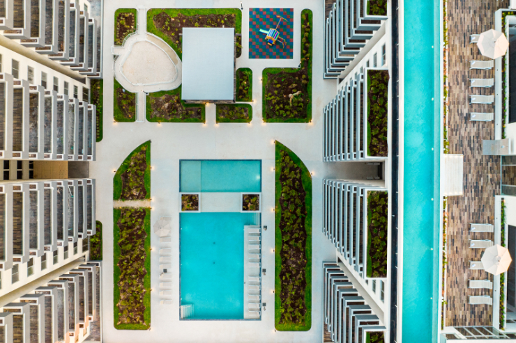 Apartment for sale with amenities, swimming pool, gym, yoga area, bbq area, coworking area, childrens play area and many more activities