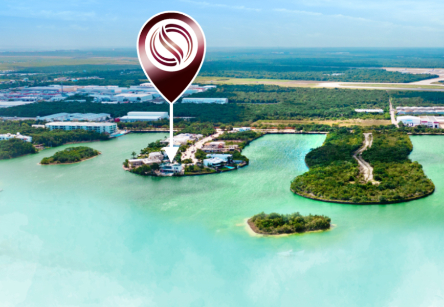 Casa con alberca privada y muelle, en venta, Pok Ta Pok, Zona Hotelera, Canc&uacute;n