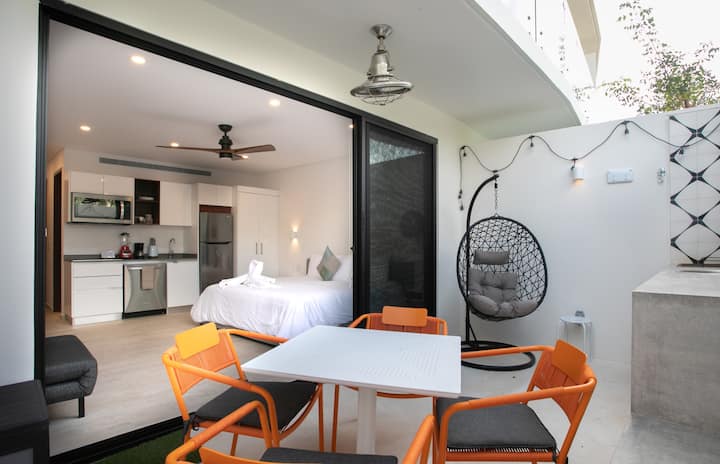 Loft with private pool, common oceanview rooftop, for sale, Region 8, Tulum.