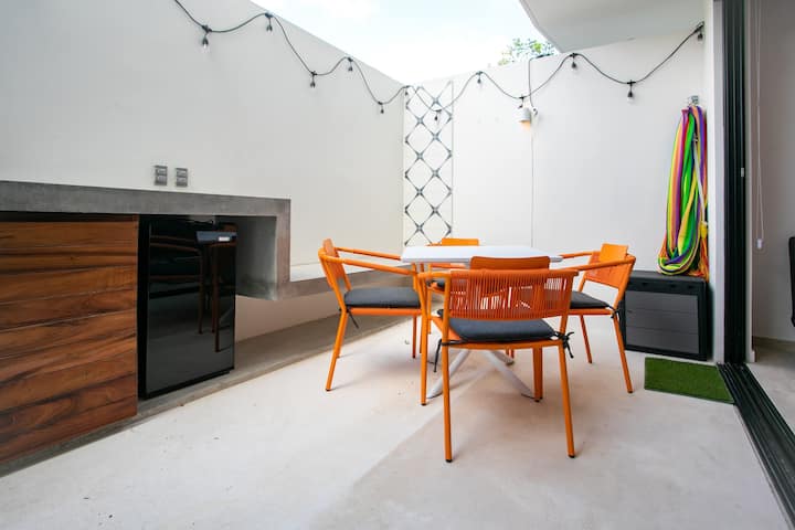 Loft with private pool, common oceanview rooftop, for sale, Region 8, Tulum.