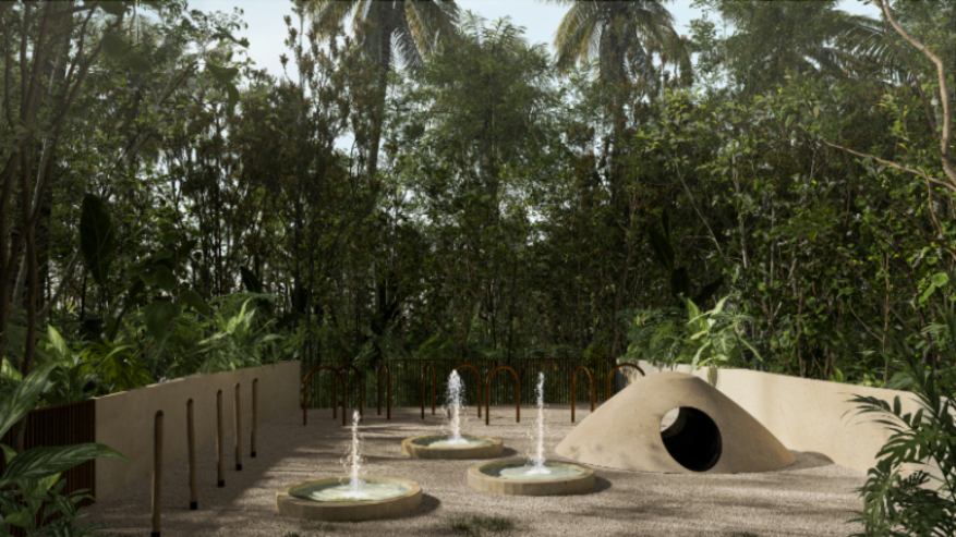 Luxury apartment with concierge, cinema, spa, gym, sky lounge, restaurant, dog area and more amenities in pre-construction, for sale Cancun.