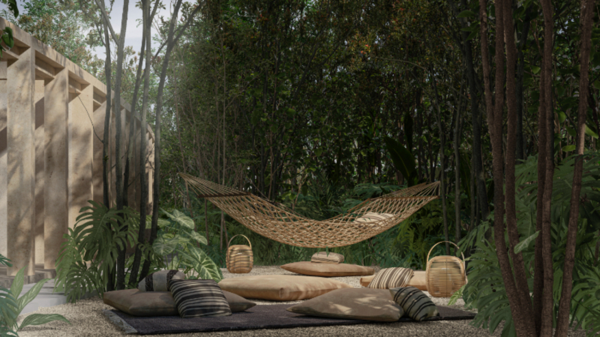 Luxury apartment with concierge, cinema, spa, gym, sky lounge, restaurant, dog area and more amenities in pre-construction, for sale Cancun.