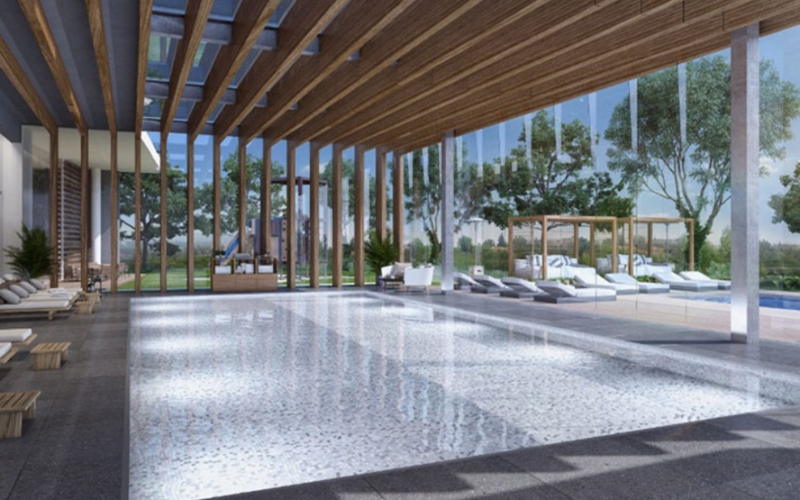 Condo with cinema, pool, gym with spinning zone, golf course view, service room, with bathroom, amenities for the whole family, pre-construc