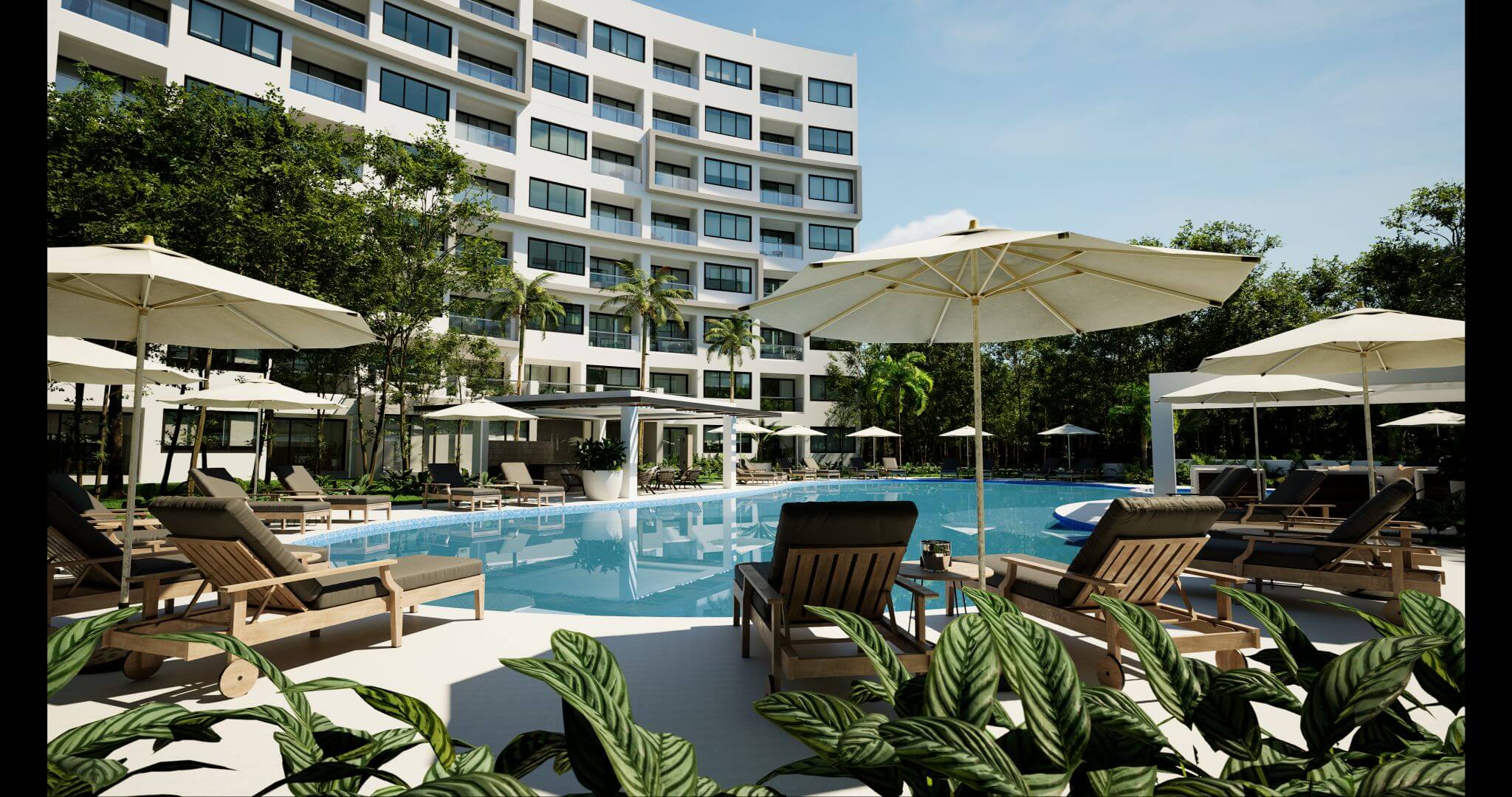 Condo with rooftop and pool, for sale, Downtown, Playa del Carmen.